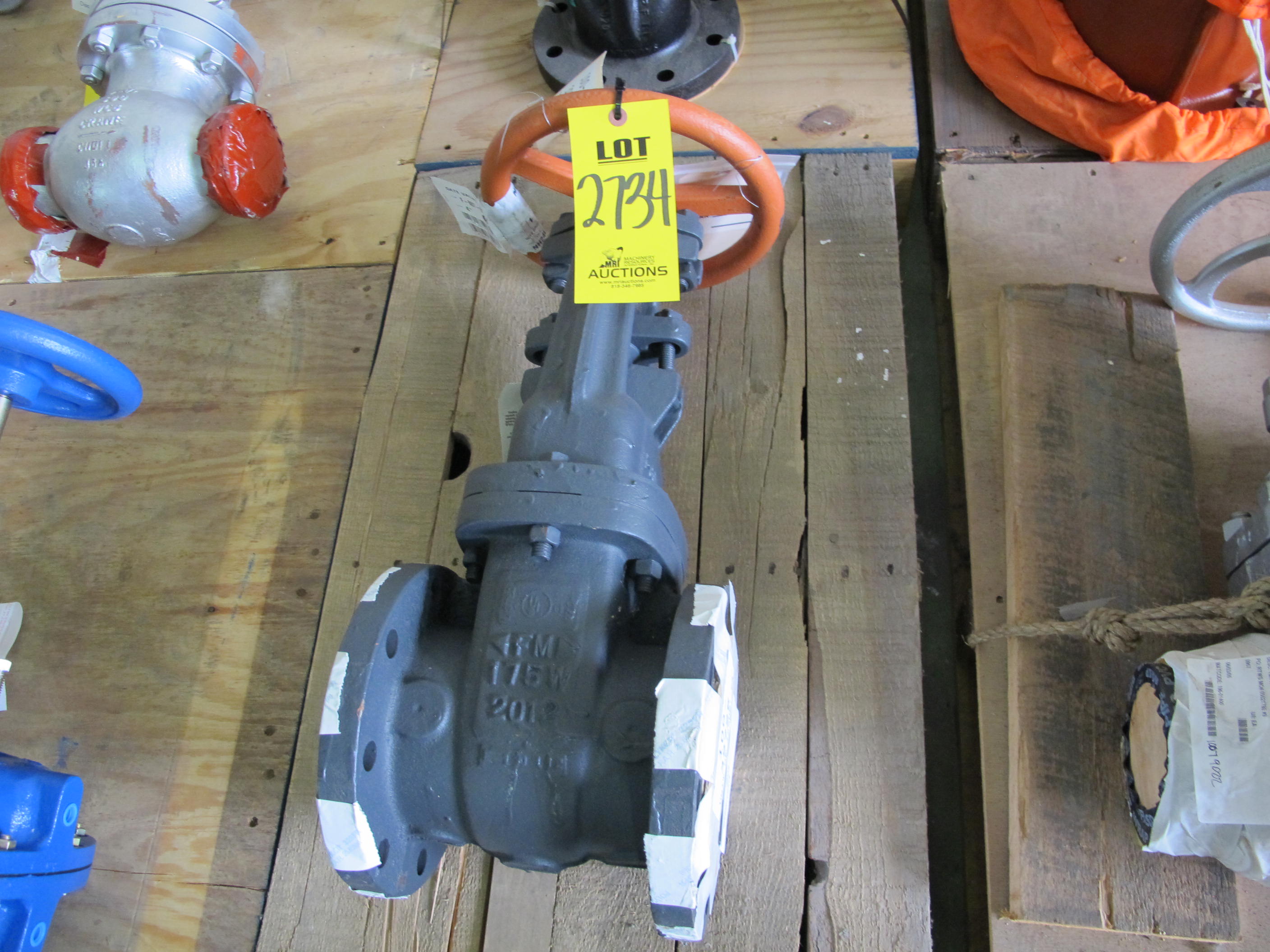 VALVE, GATE TYPE, 4" SIZE, 175 LB. RATING, CAST IRON MATERIAL, FLANGED CONNECTIONS, ASTM A126 CLASS B SPECIFICATION, RISING STEM STYLE. UL OR FM APPROVAL/MARK REQUIRED, PART # F-607-OTS (W-51) LOADING & HANDLING FEE $15-